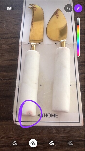H&M Home Peynir bıçağı