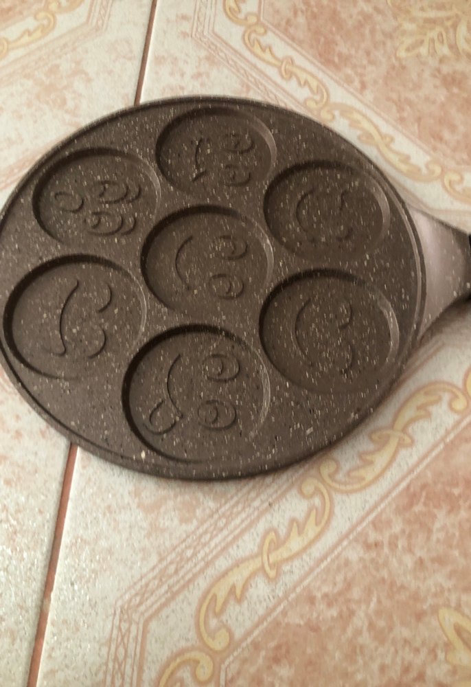 Gri Kahverengi Döküm Tava - Görsel 4