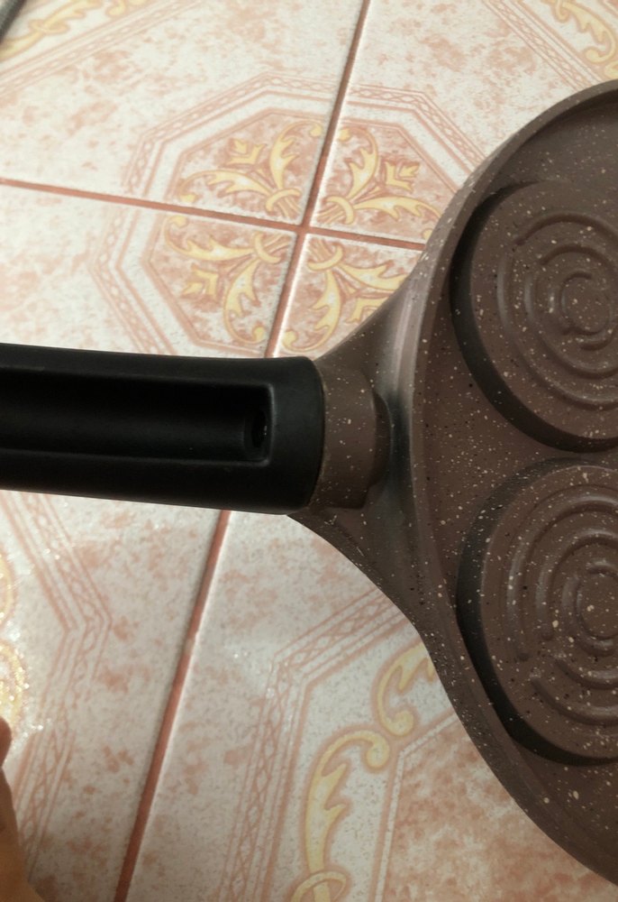 Gri Kahverengi Döküm Tava - Görsel 5