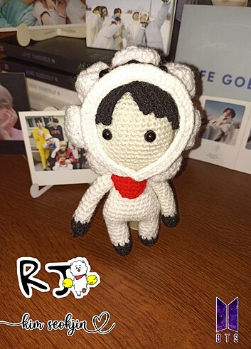 BTS Kim Seokjin RJ Amigurumi Bebek 