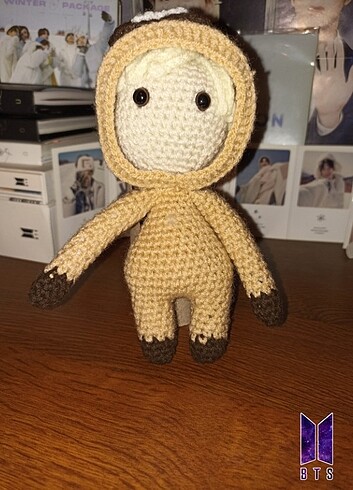 Diğer BTS Yoongi Shooky Amigurumi Bebek