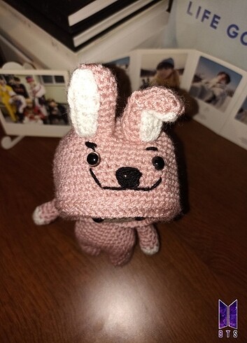  Beden bTS Jeon Jungkook Cooky Amigurumi Örgü Bebek 