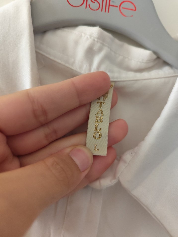 Uzun Kollu Beyaz Nakışlı Bohem Gömlek - Görsel 3