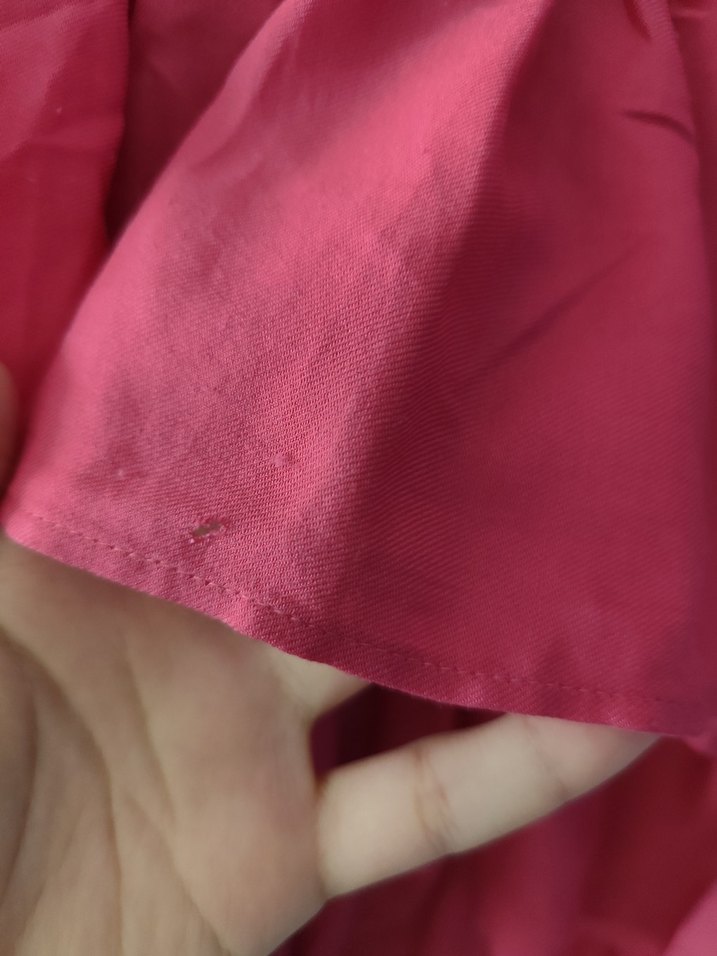 Diger Pembe Mini Keten Tunik - Görsel 4