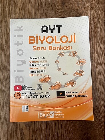 ayt biyoloji soru bankası biyotik