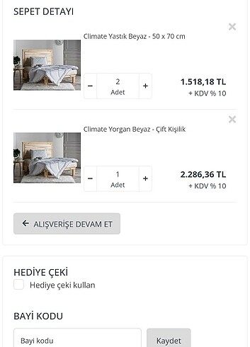Yorgan yastik