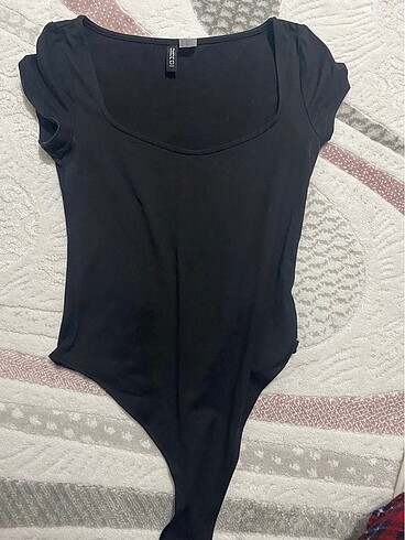 H&M Siyah bodysuit