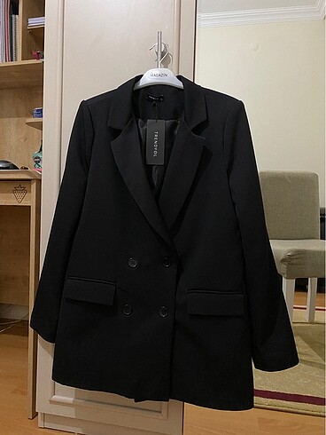 Siyah blazer ceket