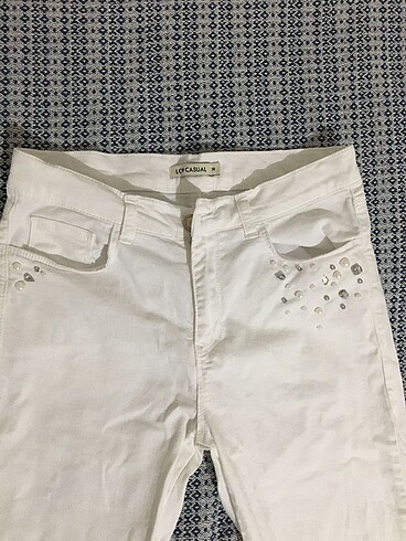 Beyaz jean - Görsel 2