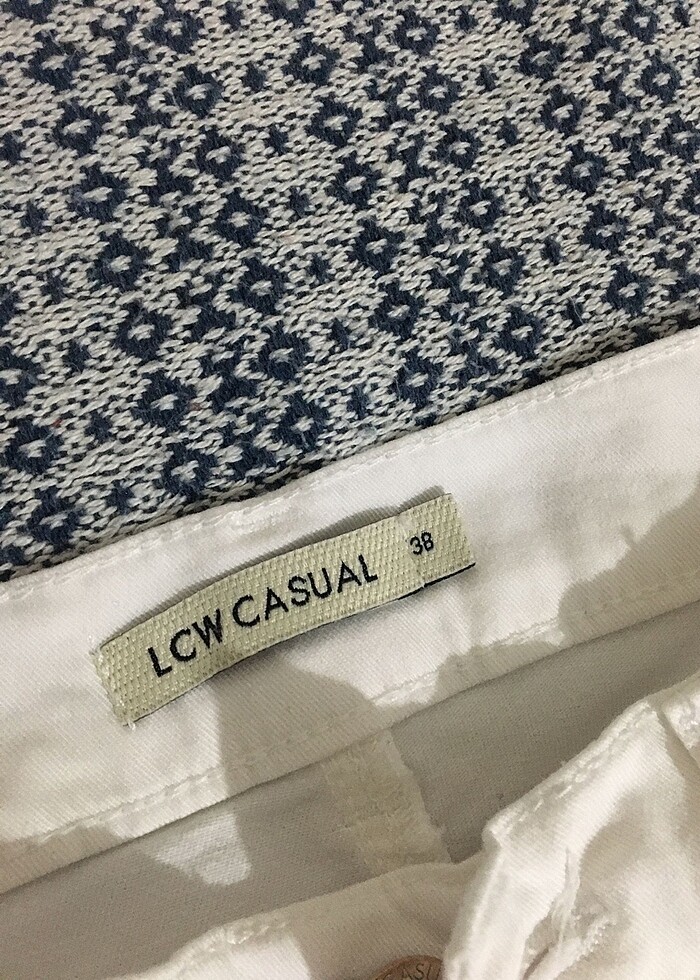 Beyaz jean - Görsel 5