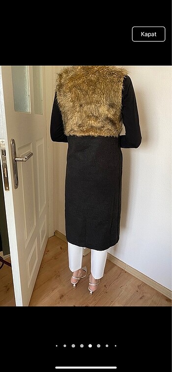 Kürklü yelek - Görsel 6