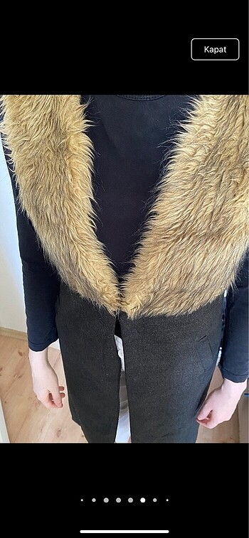 Kürklü yelek - Görsel 7