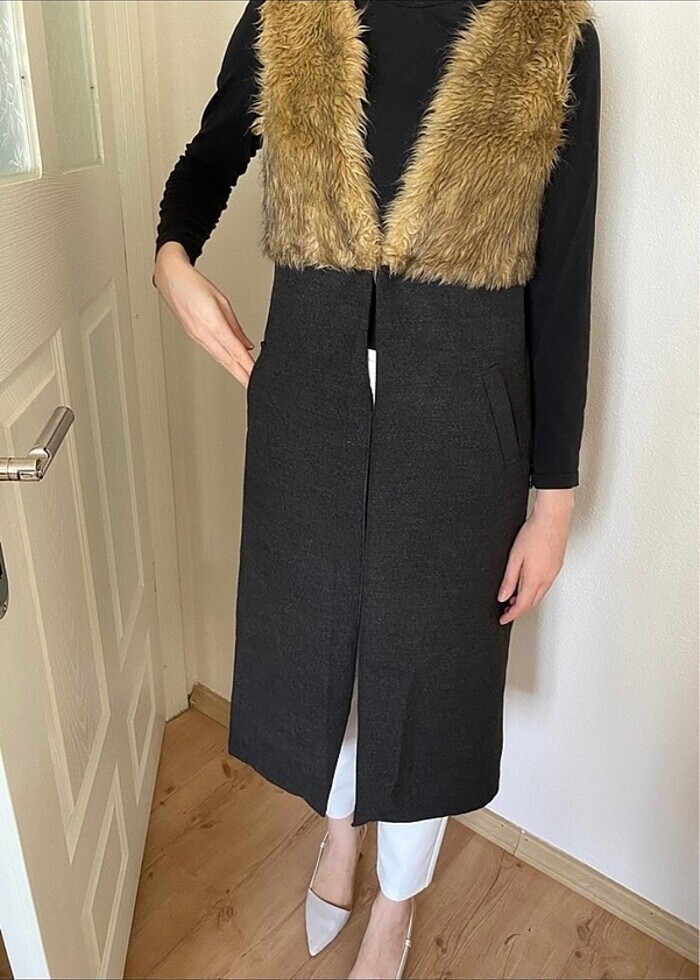 Kürklü yelek - Görsel 3