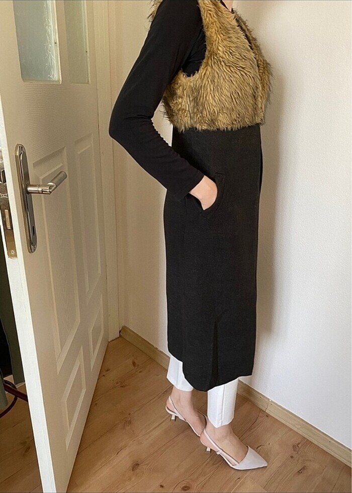 Kürklü yelek - Görsel 4