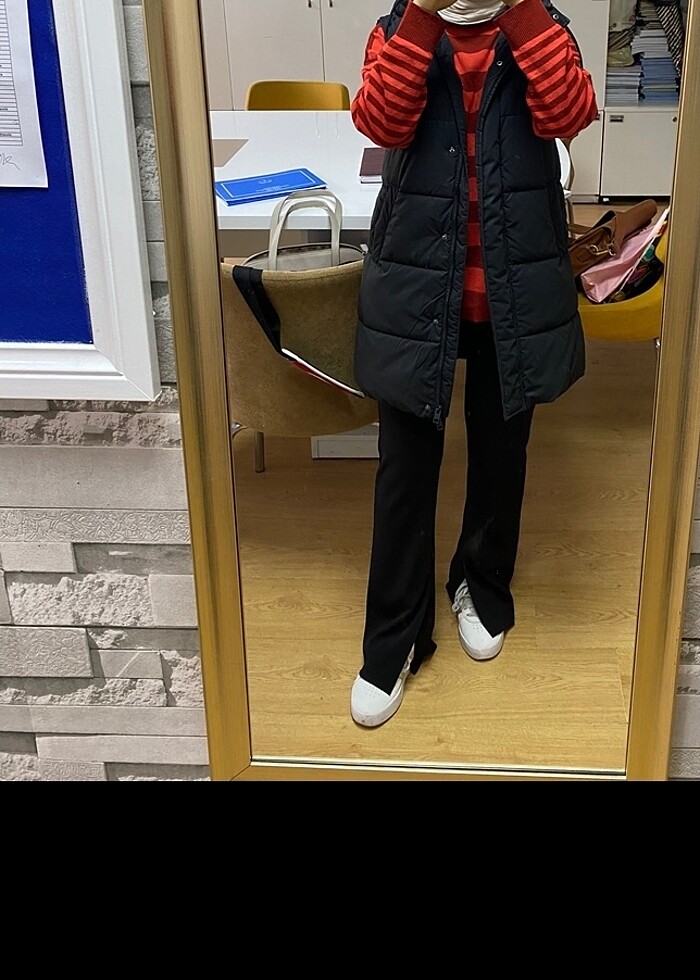 Mango yırtmaçlı pantolon - Görsel 2