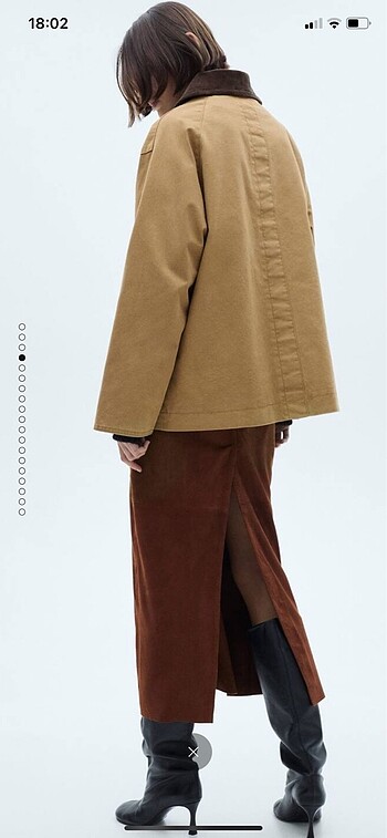 m Beden Mango parka