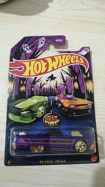 Hot wheels cadılar bayramı 64 chevy ımpala mını metal araba