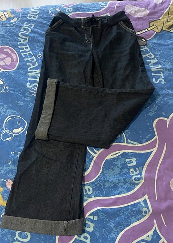 Lacivert Kot Pantolon