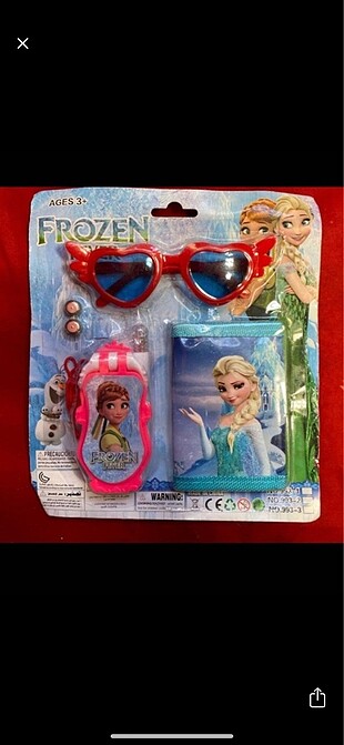 #elsa #anna #gözlük #cüzdan #telefon