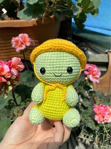 İzci Kaplumbağa Amigurumi