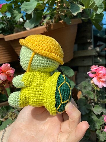  Beden Renk İzci Kaplumbağa Amigurumi