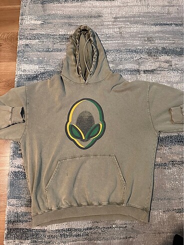 Baskılı oversize sweatshirt