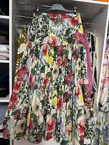 Zara poplin etek