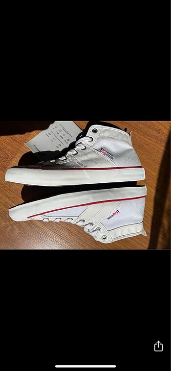 36,5 Beden beyaz Renk Etiketli Orjinal Converse Allstar