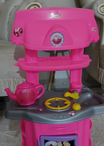 Renkli Pembe Oyuncak Mutfak Seti - Görsel 13