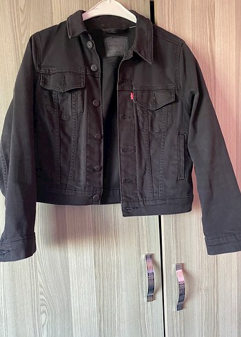 Levis Levi S Siyah Denim Ceket