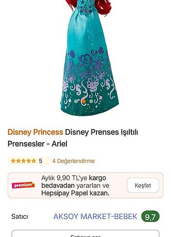 Walt Disney World Disney ışıltılı prensesler airel ????????