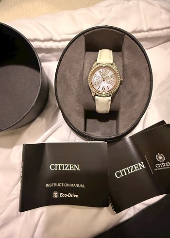 Citizens of Humanity Citizen Eco Drive Beyaz Deri Kadin Kol Saati