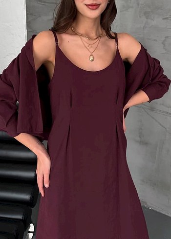 Gömlek Elbise - Görsel 3