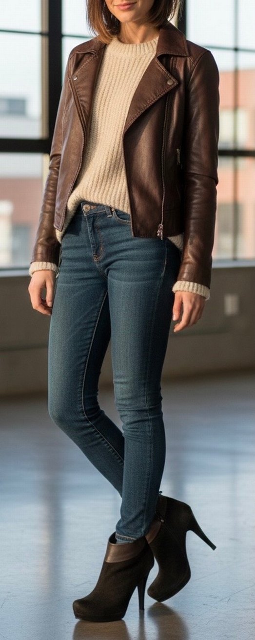 Kahverengi Süet Tokalı Stiletto Topuklu Botlar - Görsel 3