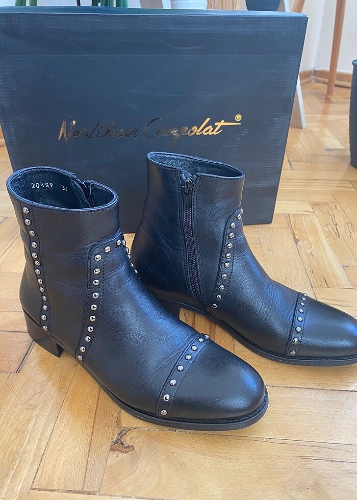 Kadın Deri Bot - Görsel 2