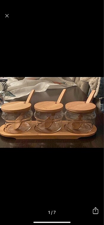 Bambu standı 3 lü sunumluk