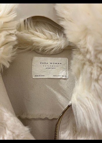 Beyaz Kürk Detaylı Kadın Ceket - Görsel 3