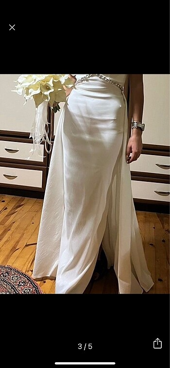 Cengiz aktürk beyaz abiye - Görsel 3