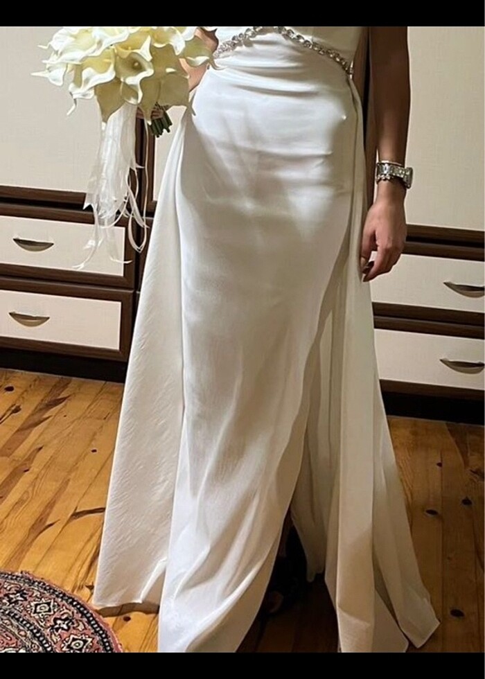 Cengiz aktürk beyaz abiye - Görsel 3