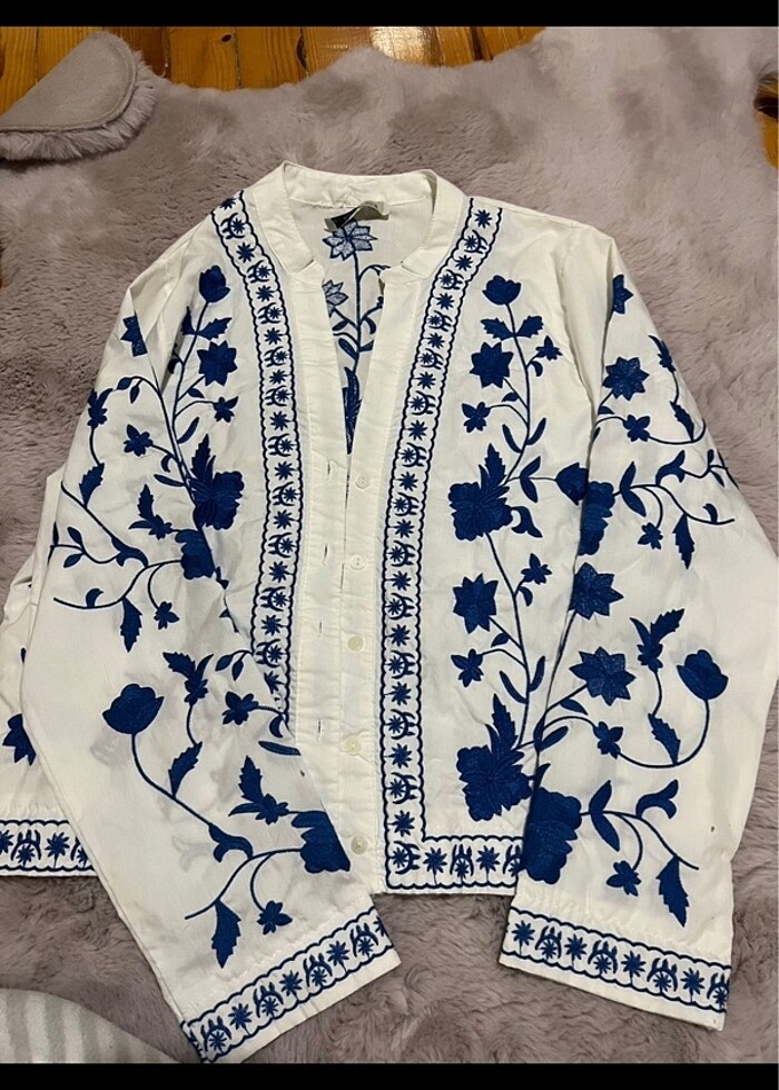 Etnik tasarım ceket - Görsel 2