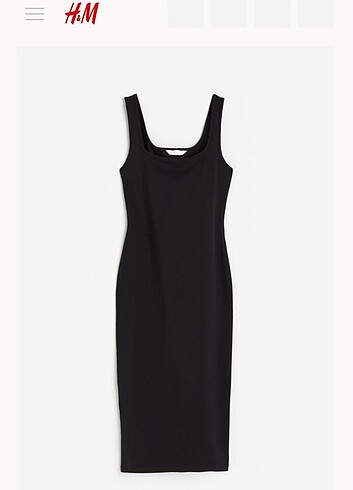 H&M siyah elbise