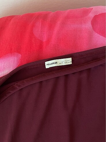 Pull and Bear Pullandbear Bordo Etek