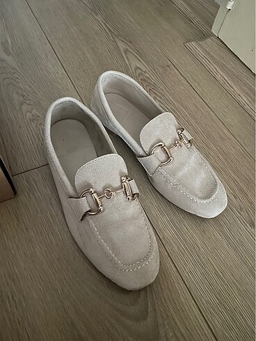 36 Beden Trendyolmilla Shoes Bej Süet Ayakkabı