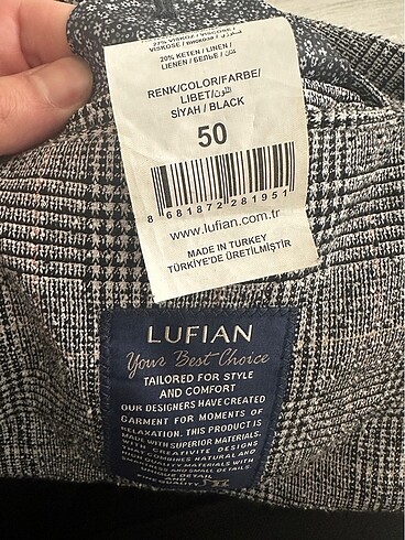 50 Beden Lufian ceket