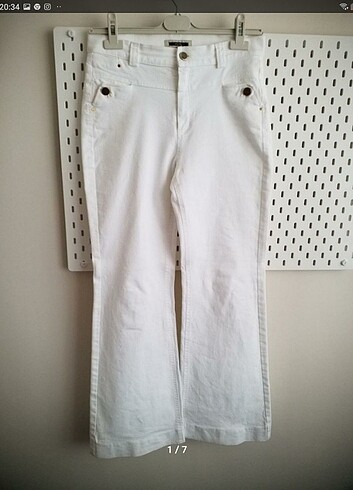İPEKYOL MARKA BEYAZ JEAN PANTOLON