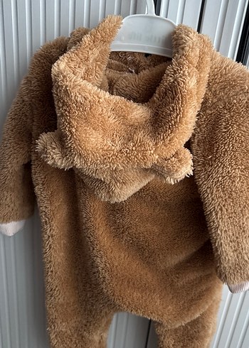 Kahverengi Kürklü Bebek Tulumu - Görsel 3