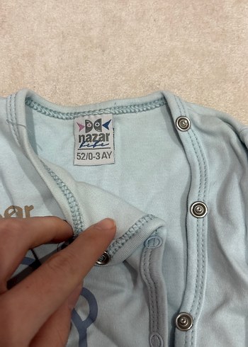 Mavi Erkek Bebek Örme Polar Takım - Görsel 2