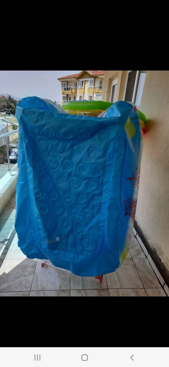 Mavi Pastel Çocuk Şişme Havuzu - Görsel 4