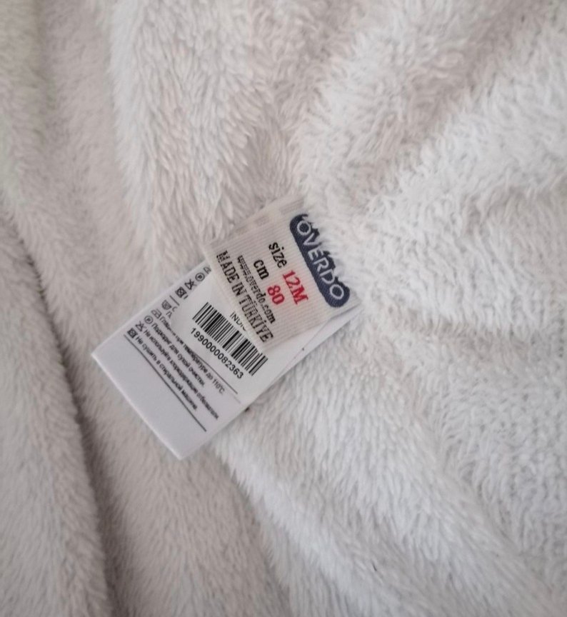 Düğmeli Mavi Bebek Kot Tulumu - Görsel 4