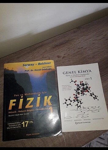 Genel kimya ve fizik fen ve mühendislik için 